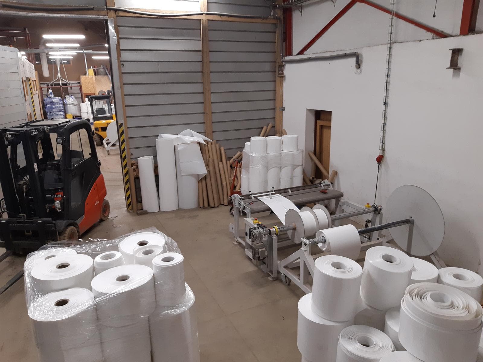 DUOPET warehouse and material storage